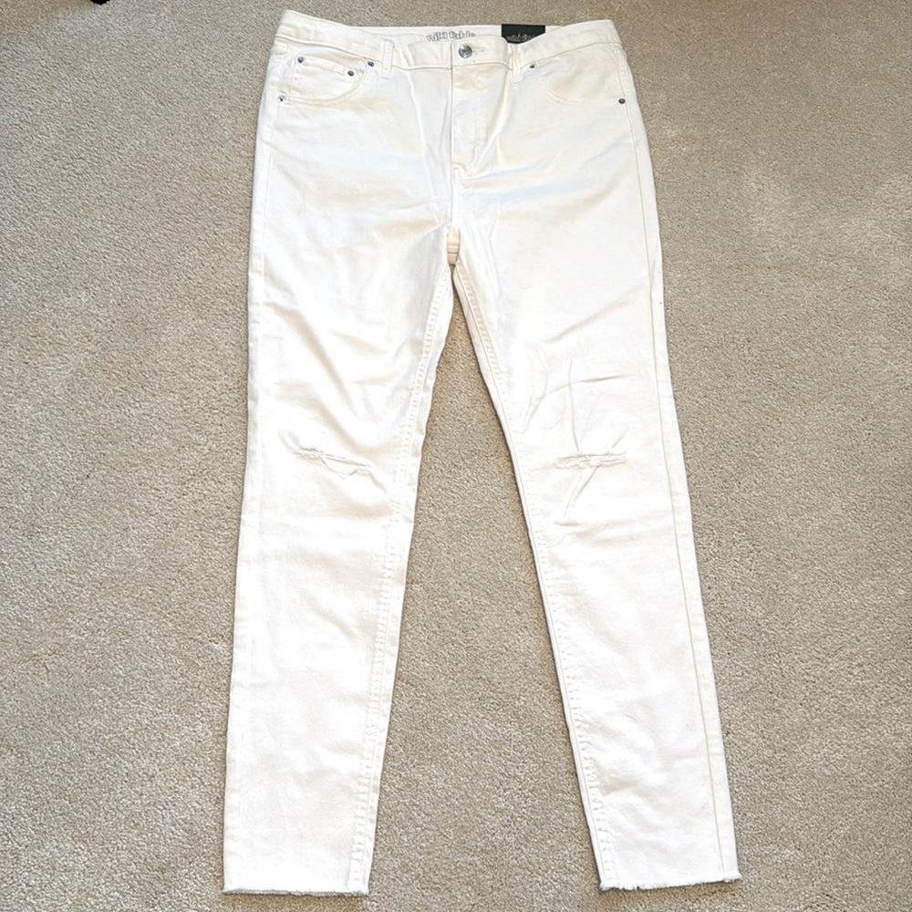Wild Fable White Skinny Jeans Sleek Fit